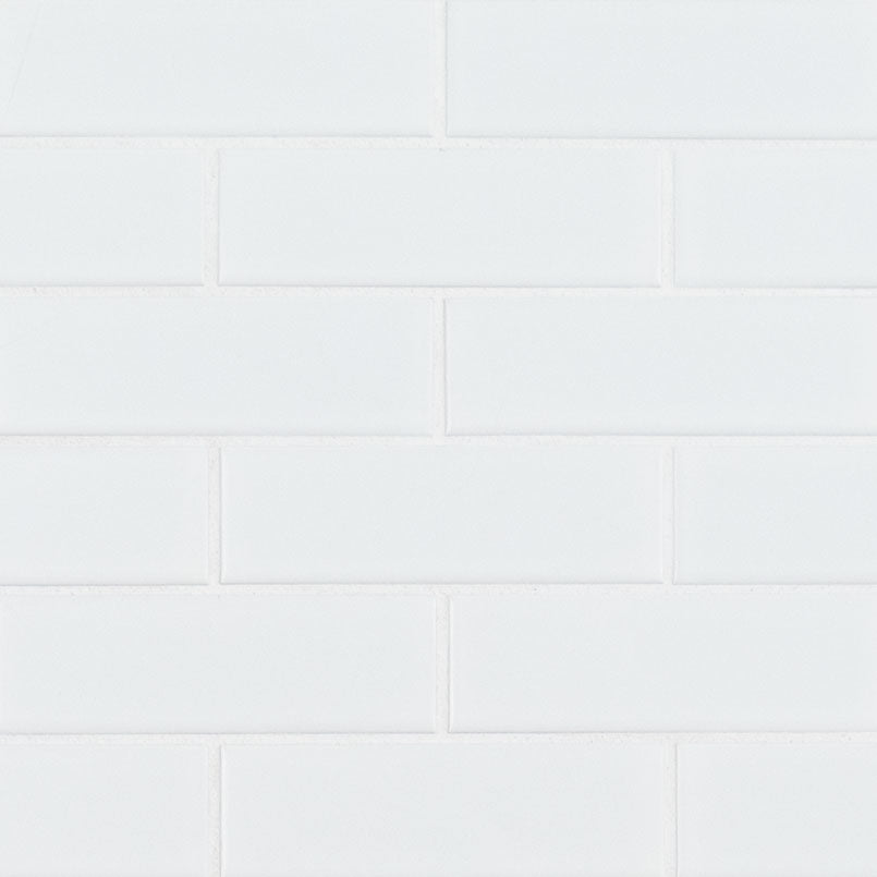 MSIWhite Matte Brick 6mm Msi Tiles White Matte Brick 6mm Msi Tiles