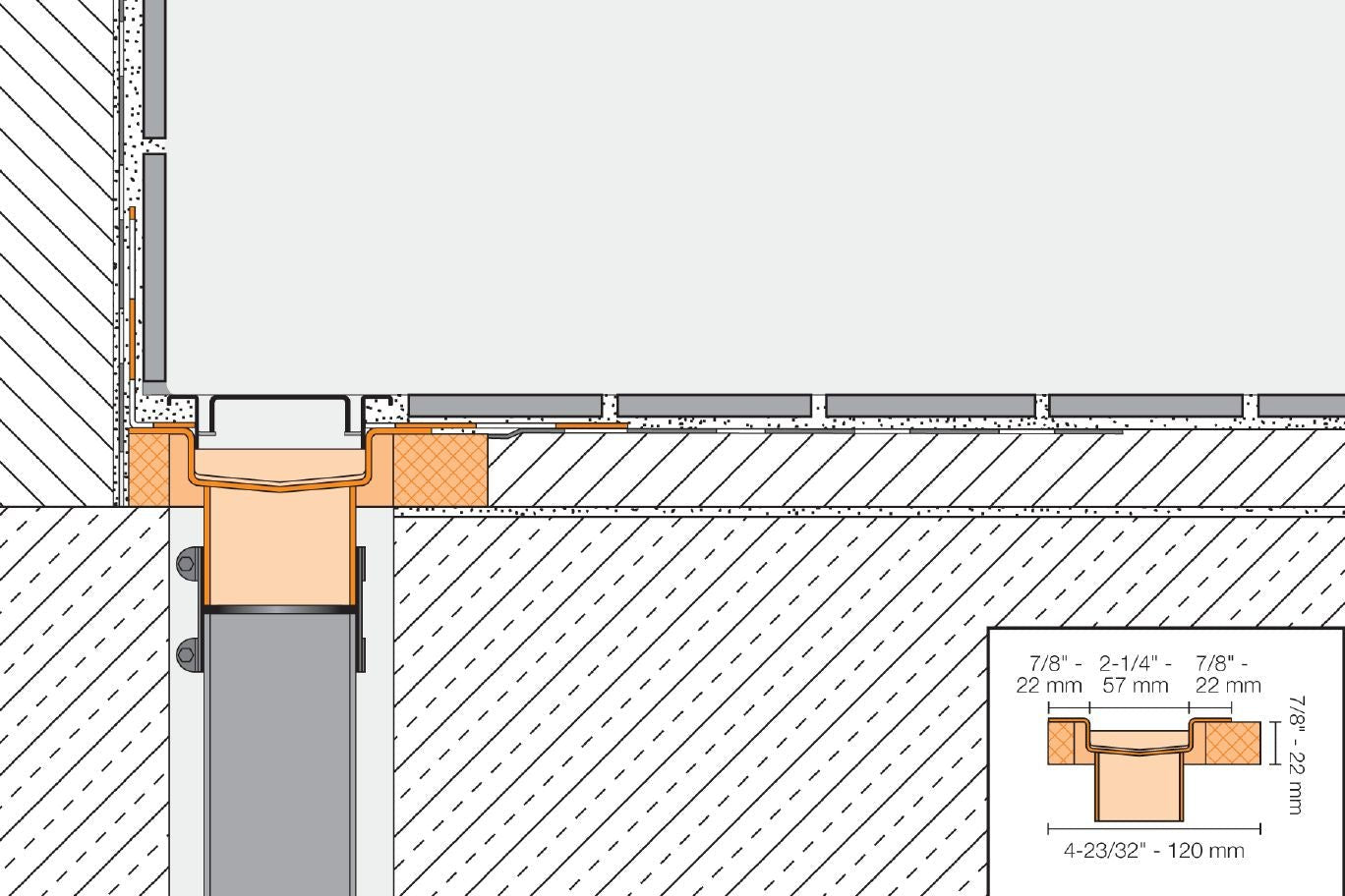 SCHLUTER SYSTEMSSchluter®-KERDI-LINE Linear drain stainless steel V4Astainless steel50 cm (19-11/16")Schluter®-KERDI-LINE Linear drain