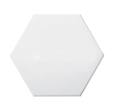 Emser TileEMSER TILE Code White Hex Smooth 6" X 7", Glazed Porcelain/Glazed Ceramic Wall Tile (6.240 SF per box) 6" X 7"EMSER TILE Code White Hex Smooth 6" X 7", Glazed Porcelain/Glazed Ceramic Wall Tile (6.240 SF per box)