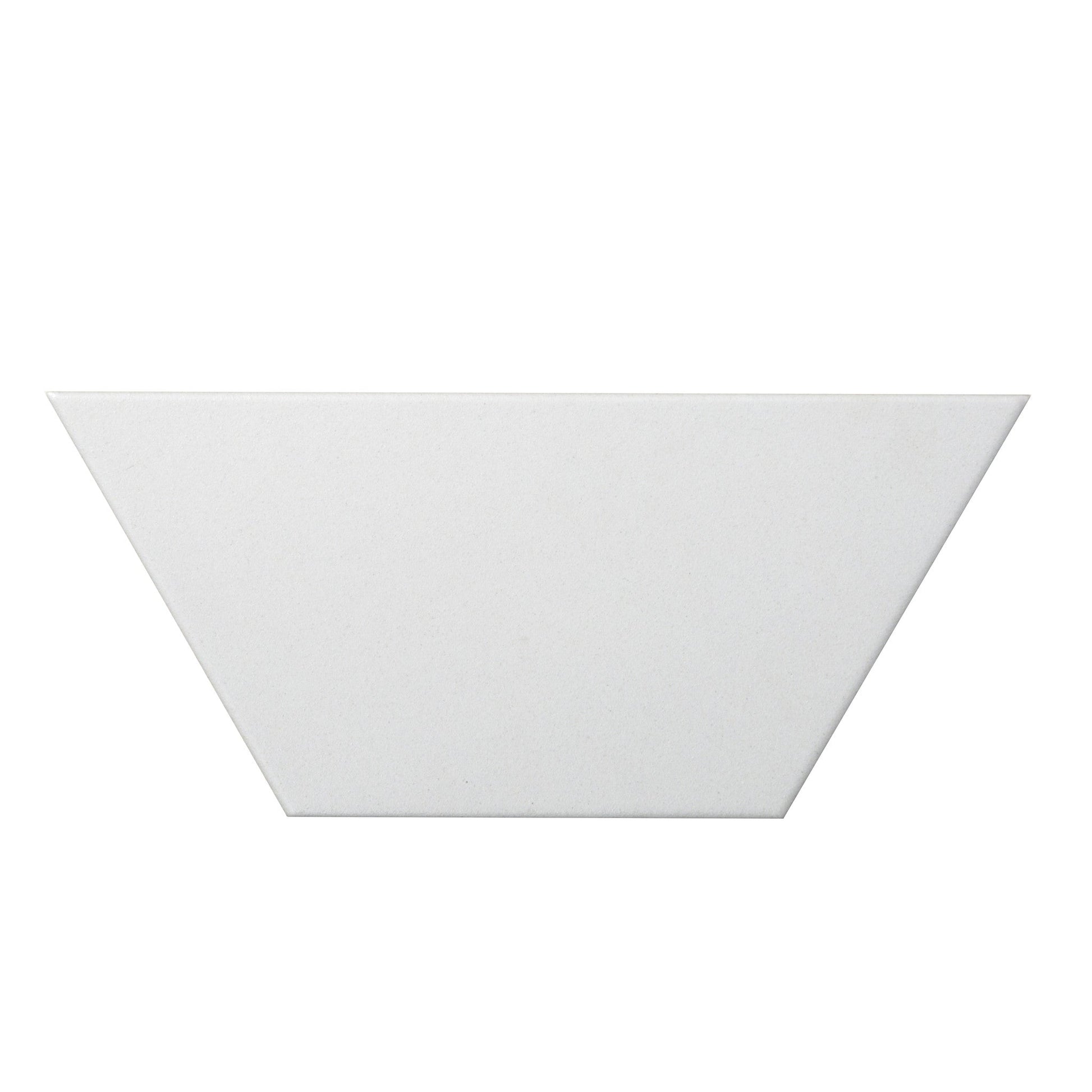 Emser TileEMSER TILE Code White Trapezoid 4" X 9", Glazed Porcelain/Glazed Ceramic Wall Tile Trapezoid 4" X 9"EMSER TILE Code White Trapezoid 4" X 9", Glazed Porcelain/Glazed Ceramic Wall Tile