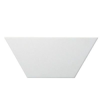 Emser TileEMSER TILE Code White Trapezoid 4" X 9", Glazed Porcelain/Glazed Ceramic Wall Tile Trapezoid 4" X 9"EMSER TILE Code White Trapezoid 4" X 9", Glazed Porcelain/Glazed Ceramic Wall Tile