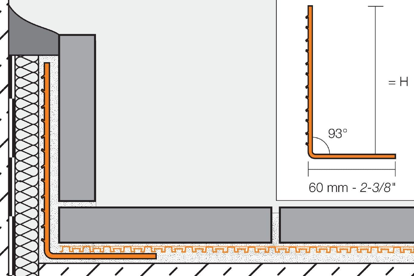 SCHLUTER SYSTEMSSchluter®-BARA-ESOT Skirting support profile for exterior applications stainless steel V2Astainless steel60 mm (2-3/8")-250 cm (8' 2-1/2")Schluter®-BARA-ESOT Skirting support profile for exterior applications