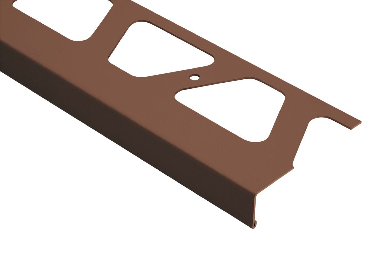 SCHLUTER SYSTEMSSchluter®-BARA-RW L-shaped edging profile for balconies and terraces aluminumred brown15 mm (9/16")-250 cm (8' 2-1/2")Schluter®-BARA-RW L-shaped edging profile for balconies and terraces