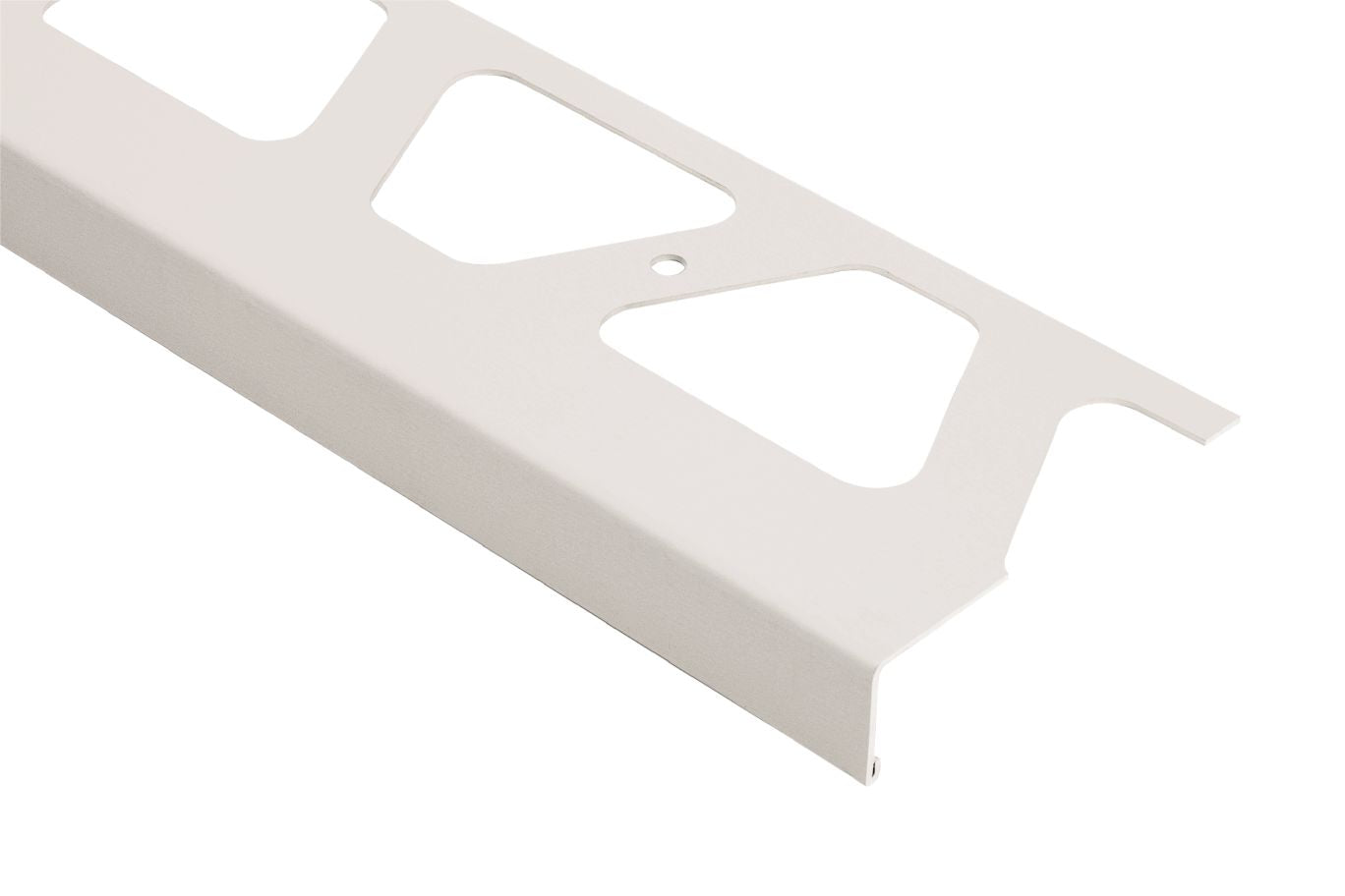 SCHLUTER SYSTEMSSchluter®-BARA-RW L-shaped edging profile for balconies and terraces aluminumbright white15 mm (9/16")-250 cm (8' 2-1/2")Schluter®-BARA-RW L-shaped edging profile for balconies and terraces