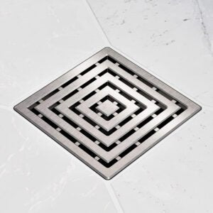 Ebbe ProFrames Pro Drain Cover Brushed NickelFrames Pro Drain Cover