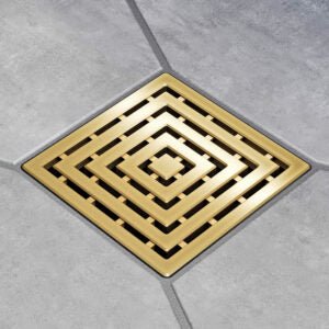 Ebbe ProFrames Pro Drain Cover Brushed GoldFrames Pro Drain Cover