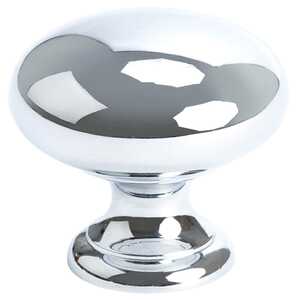 BerensonBerenson 1-1/4" Plymouth Round Knob, Polished Chrome Berenson 1-1/4" Plymouth Round Knob, Polished Chrome