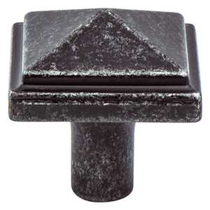 BerensonBerenson 1-3/16" Rhapsody Square Knob, Weathered Iron Berenson 1-3/16" Rhapsody Square Knob, Weathered Iron