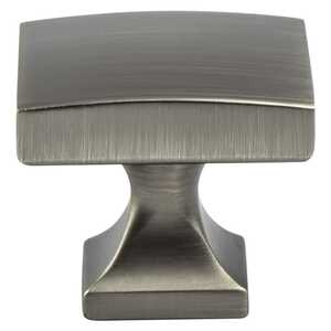 BerensonBerenson 1-3/8" Epoch Edge Square Knob, Vintage Nickel Berenson 1-3/8" Epoch Edge Square Knob, Vintage Nickel