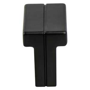 BerensonBerenson 1-3/8" Skyline Rectangle Knob, Matte Black Berenson 1-3/8" Skyline Rectangle Knob, Matte Black