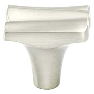 BerensonBerenson 1-5/16" Puritan Rectangle Knob, Brushed Nickel Berenson 1-5/16" Puritan Rectangle Knob, Brushed Nickel