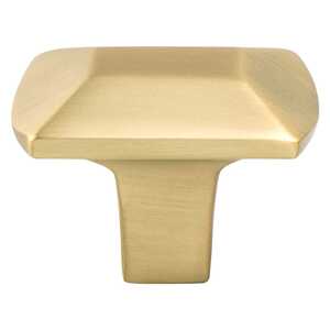 BerensonBerenson 1-7/16" Laura Geometric Knob, Modern Brushed Gold Berenson 1-7/16" Laura Geometric Knob, Modern Brushed Gold