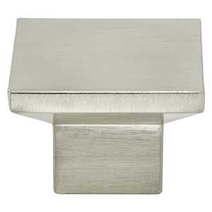 BerensonBerenson 1-9/16" Elevate Square Knob, Brushed Nickel Berenson 1-9/16" Elevate Square Knob, Brushed Nickel