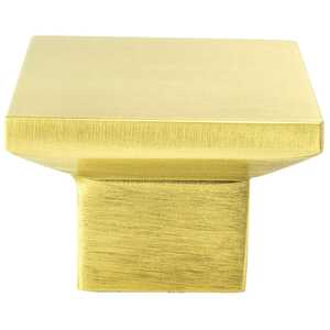 BerensonBerenson 1-9/16" Elevate Square Knob, Satin Gold Berenson 1-9/16" Elevate Square Knob, Satin Gold