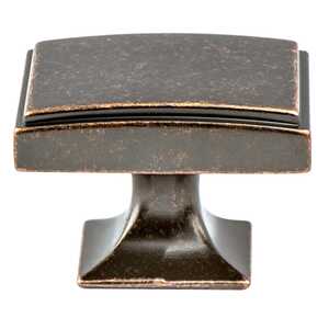 BerensonBerenson 1-9/16" Hearthstone Rectangle Knob, Weathered Verona Bronze Berenson 1-9/16" Hearthstone Rectangle Knob, Weathered Verona Bronze