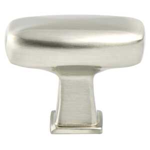 BerensonBerenson 1-9/16" Subtle Surge Rectangle Knob, Brushed Nickel Berenson 1-9/16" Subtle Surge Rectangle Knob, Brushed Nickel