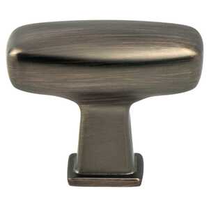 BerensonBerenson 1-9/16" Subtle Surge Rectangle Knob, Verona Bronze Berenson 1-9/16" Subtle Surge Rectangle Knob, Verona Bronze