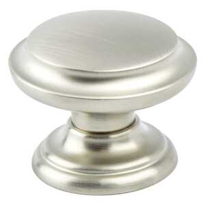 BerensonBerenson 35mm Euro Classica Ringed Knob, Brushed Nickel Berenson 35mm Euro Classica Ringed Knob, Brushed Nickel