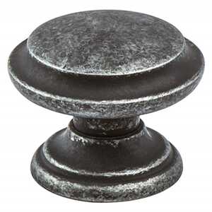 BerensonBerenson 35mm Euro Rustica Ringed Knob, Rustic Iron Berenson 35mm Euro Rustica Ringed Knob, Rustic Iron