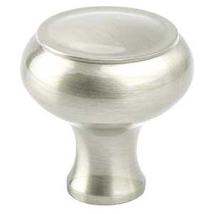 BerensonBerenson 42mm Forté Round Knob, Brushed Nickel Berenson 42mm Forté Round Knob, Brushed Nickel