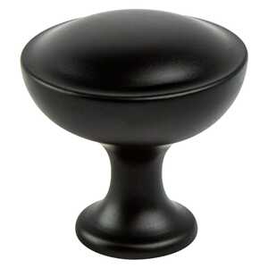 BerensonBerenson Echo Mushroom Knob, Matte Black, 1-3/16" Length Berenson Echo Mushroom Knob, Matte Black, 1-3/16" Length