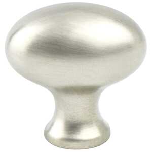 BerensonBerenson Euro Classica Oval Knob, Brushed Nickel Berenson Euro Classica Oval Knob, Brushed Nickel