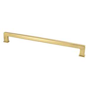 BerensonBerenson 12" Subtle Surge Decorative Bar Pull, Modern Brushed Gold Berenson 12" Subtle Surge Decorative Bar Pull, Modern Brushed Gold