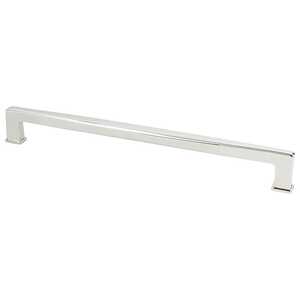 BerensonBerenson 12" Subtle Surge Decorative Bar Pull, Polished Nickel Berenson 12" Subtle Surge Decorative Bar Pull, Polished Nickel