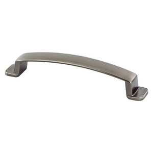 BerensonBerenson 128mm Oasis Handle Pull, Brushed Tin Berenson 128mm Oasis Handle Pull, Brushed Tin