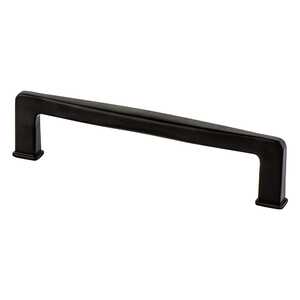 BerensonBerenson 128mm Subtle Surge Decorative Bar Pull, Matte Black Berenson 128mm Subtle Surge Decorative Bar Pull, Matte Black