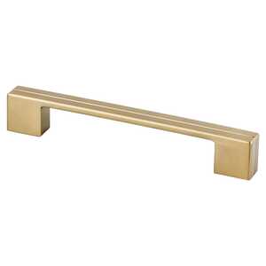 BerensonBerenson 160mm Skyline Bar Pull, Modern Brushed Gold, 6-11/16" Length Berenson 160mm Skyline Bar Pull, Modern Brushed Gold, 6-11/16" Length