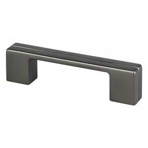 BerensonBerenson 3"/96mm Skyline Decorative Bar Pull, Slate Berenson 3"/96mm Skyline Decorative Bar Pull, Slate