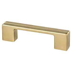 BerensonBerenson 3"/96mm Skyline Handle Pull, Modern Brushed Gold, 4-3/16" Length Berenson 3"/96mm Skyline Handle Pull, Modern Brushed Gold, 4-3/16" Length