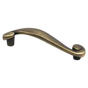 BerensonBerenson 96mm Sonata Handle Pull, Rustic Brushed Brass Berenson 96mm Sonata Handle Pull, Rustic Brushed Brass