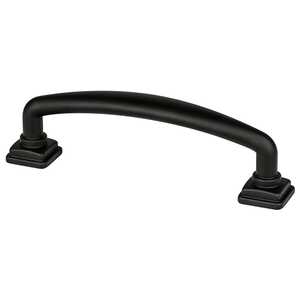 BerensonBerenson 96mm Tailored Traditional Handle Pull, Black Berenson 96mm Tailored Traditional Handle Pull, Black