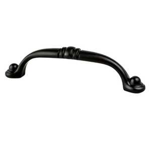 BerensonBerenson 96mm Transitional Advantage Three Handle Pull, Matte Black Berenson 96mm Transitional Advantage Three Handle Pull, Matte Black