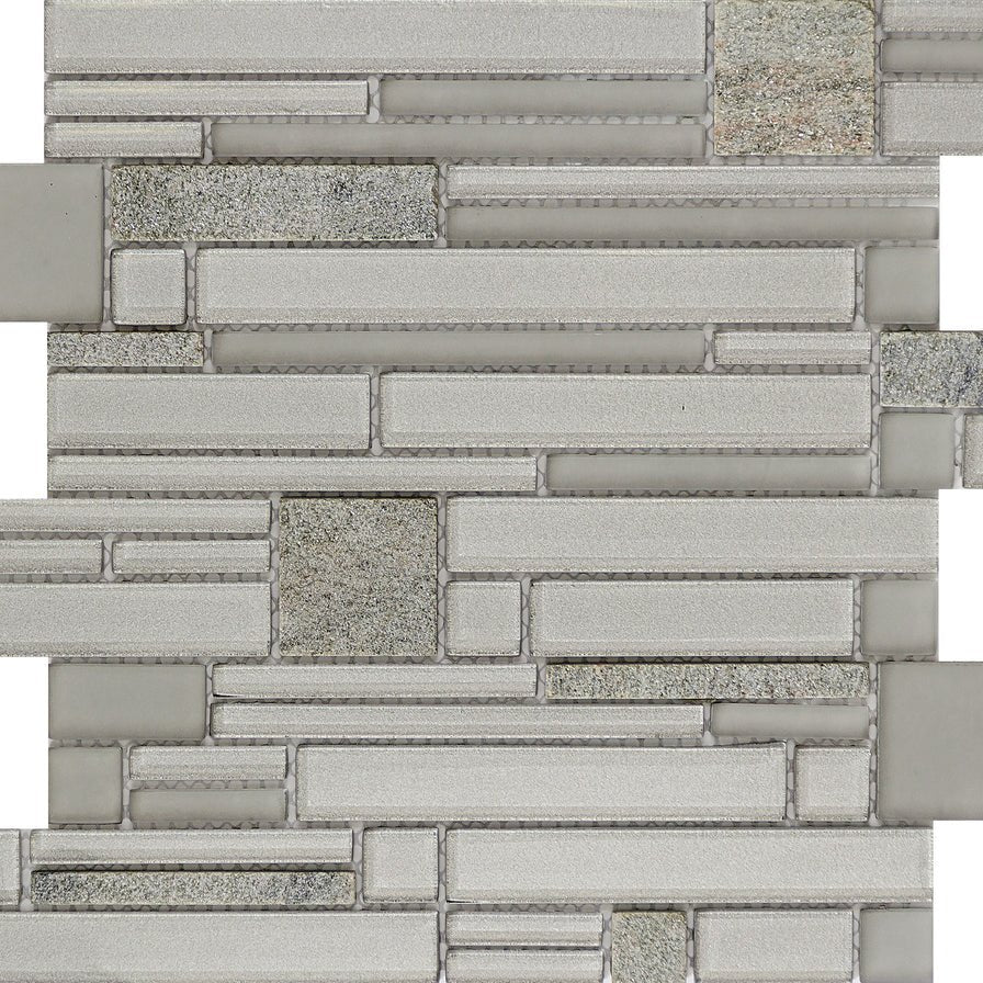 Emser TileEMSER TILE Entity on mesh, Glass & Stone Mosaic Spirit12" X 12"EMSER TILE Entity on mesh, Glass & Stone Mosaic