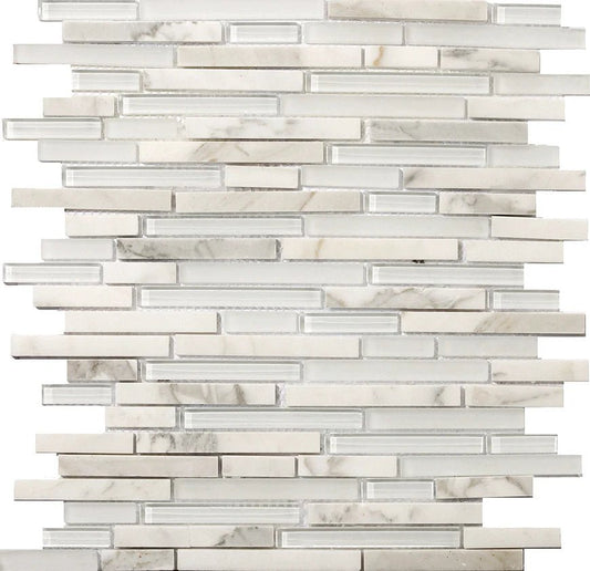 Emser TileEMSER TILE Lucente Linear on 12 X 13 Mesh, Glass Wall Tile & Glass/Stone Blend Mosaic Ambrato12" X 13"EMSER TILE Lucente Linear on 12 X 13 Mesh, Glass Wall Tile & Glass/Stone Blend Mosaic