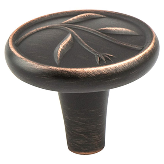 BerensonBerenson Art Nouveau Leaf Knob, Verona Bronze, 1-1/4" Berenson Art Nouveau Leaf Knob, Verona Bronze, 1-1/4"