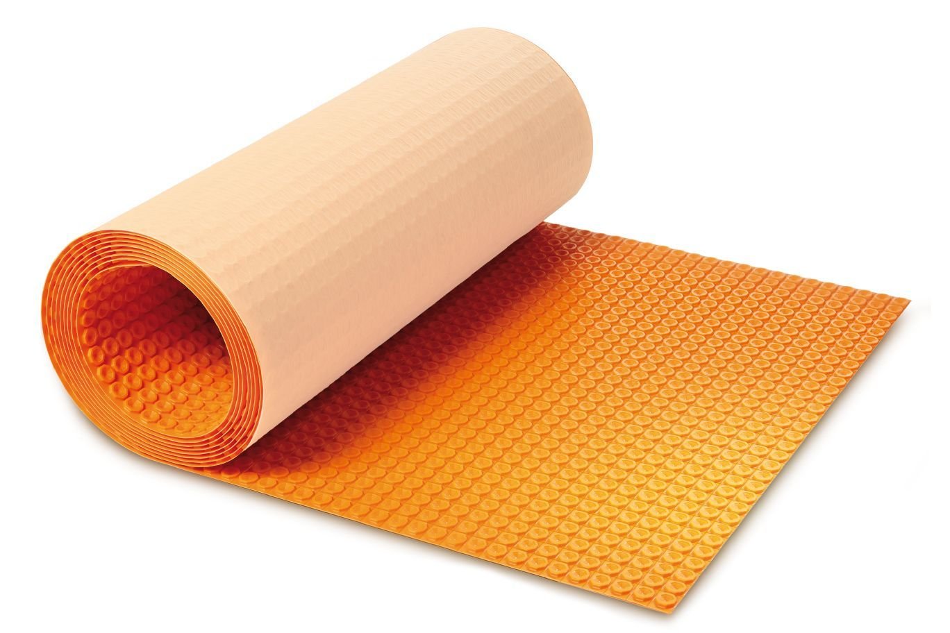 SCHLUTER SYSTEMSSchluter®-DITRA-HEAT Uncoupling membrane for DITRA-HEAT-E-HK electric floor heating cables 5.5 mm (1/4")12.5 m² (134.5 ft²)Schluter®-DITRA-HEAT Uncoupling membrane for DITRA-HEAT-E-HK electric floor heating cables