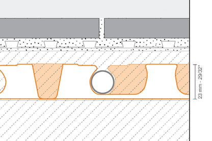 SCHLUTER SYSTEMSSchluter®-BEKOTEC-F 29/32" (23 mm)-thick modular screed panel 47-1/4" x 35-7/16" (120 x 90)10Schluter®-BEKOTEC-F 29/32" (23 mm)-thick modular screed panel