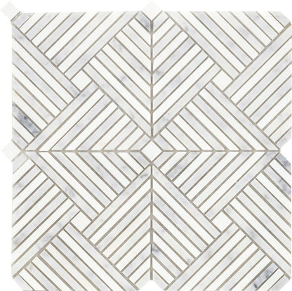 Emser TileALLURO - Emser Tile Mini Palace Silver12" x 12"ALLURO - Emser Tile