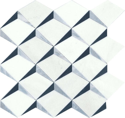 Emser TileBIZOU CREST - Emser Tile White/Black13" x 13" Crest MosaicBIZOU CREST - Emser Tile