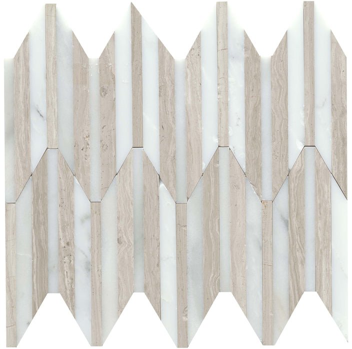 Emser TileBIZOU PEAK - Emser Tile White/Cream10" x 12" Peak MosaicBIZOU PEAK - Emser Tile