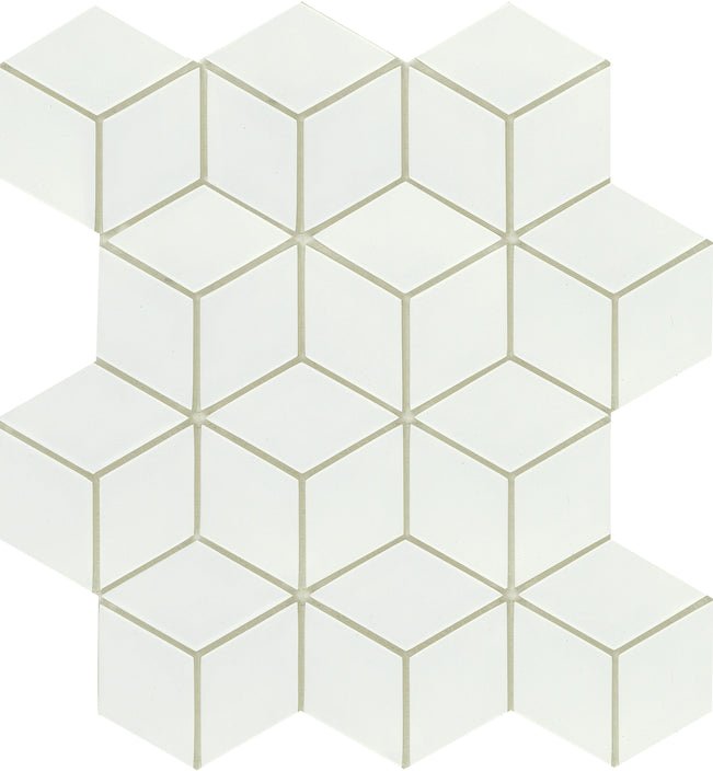 Emser TileCONCEPT - Emser Tile White10" x 12" Cube MosaicCONCEPT - Emser Tile