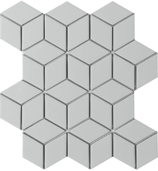 Emser TileCONCEPT - Emser Tile Gray10" x 12" Cube MosaicCONCEPT - Emser Tile