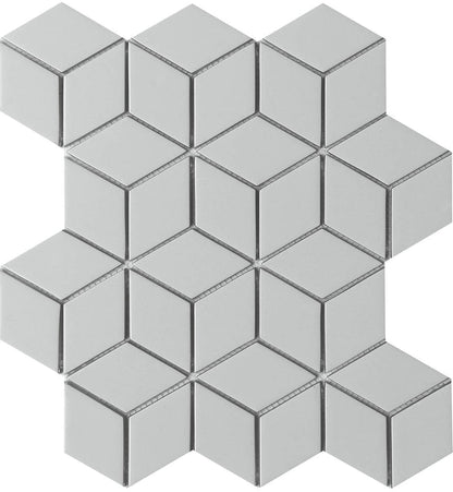 Emser TileCONCEPT - Emser Tile Gray10" x 12" Cube MosaicCONCEPT - Emser Tile