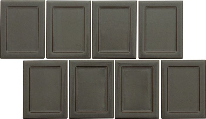 Emser TileCUADRO - Emser Tile CharcoalFrame 9" x 14" MosaicCUADRO - Emser Tile