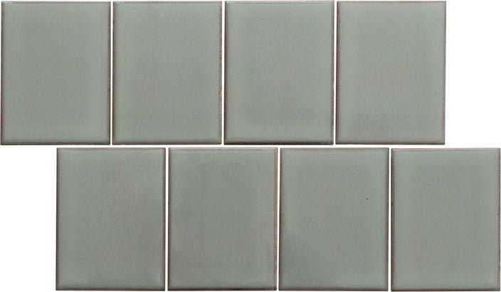 Emser TileCUADRO - Emser Tile GrayFlat 9" x 14" MosaicCUADRO - Emser Tile