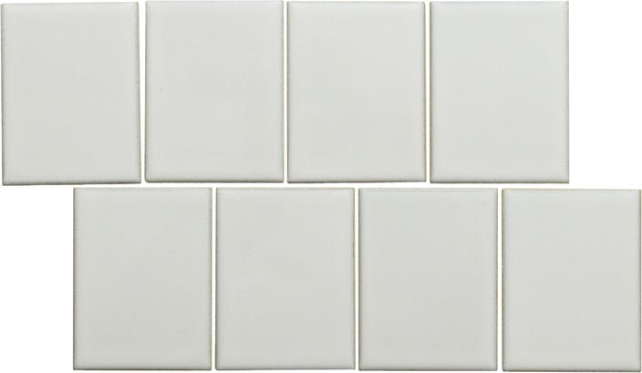 Emser TileCUADRO - Emser Tile WhiteFlat 9" x 14" MosaicCUADRO - Emser Tile